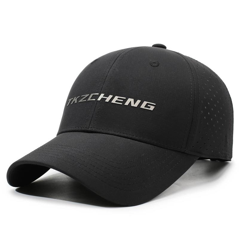 Men Letter Cap Outdoor Mesh Breathable Sun Hat Women Summer Quick Dry Thin Sunscreen Baseball Cap