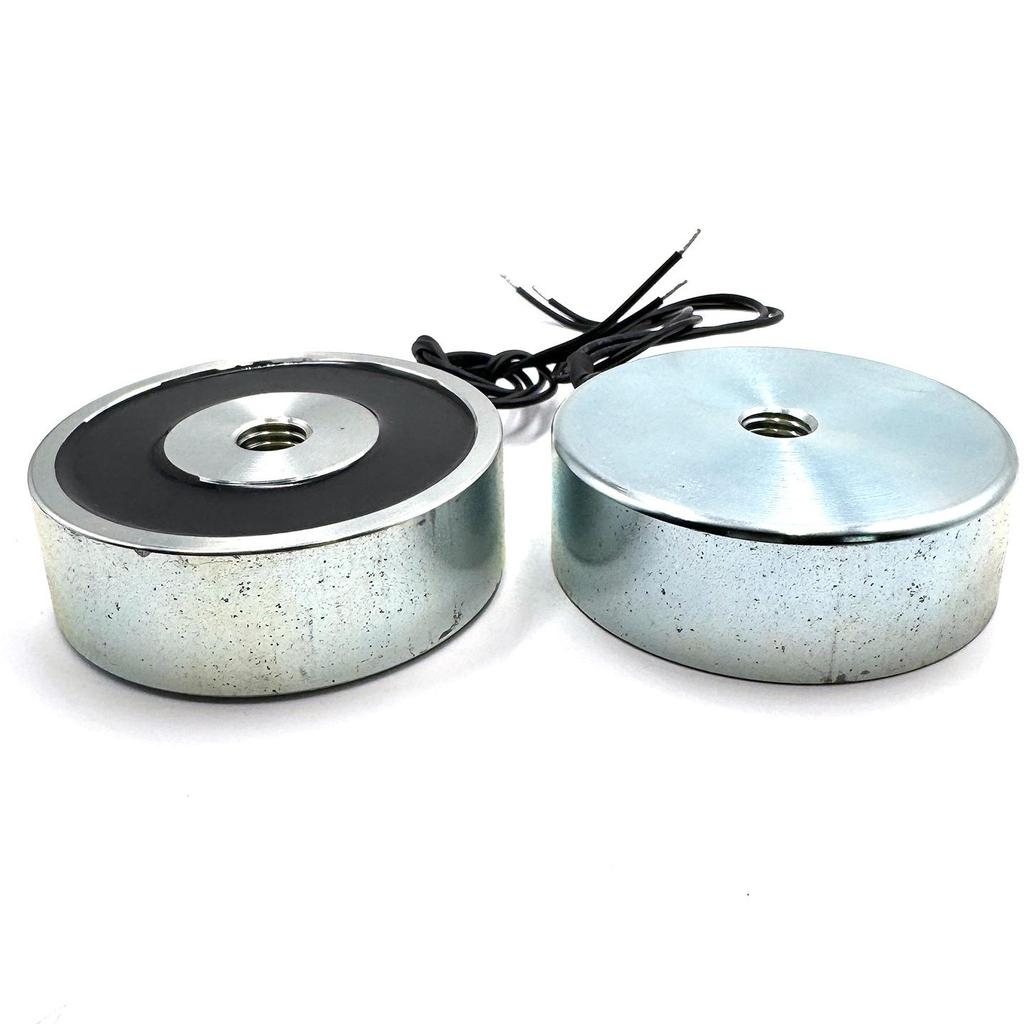 Maihengda 24V CC 60KG Électroaimant Solénoïde Cylindrique Ventouse