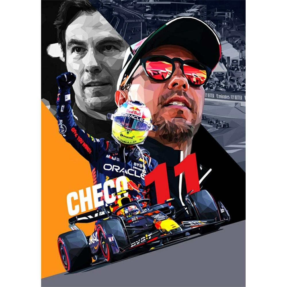 Спорт F1 Легенда Гонки Шумахер Формула 1 Гонщик Шлем Вышивка крестом Алмазная живопись Искусственная мозаика Вышивка Принт Новый Round 20x30cm gray