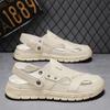 Fashion CYYTL Mens Sandals Outdoor Summer Casual Shoes Beach Walking Slides Slippers Comfort Luxury Designer Lightweight Leather Fashion