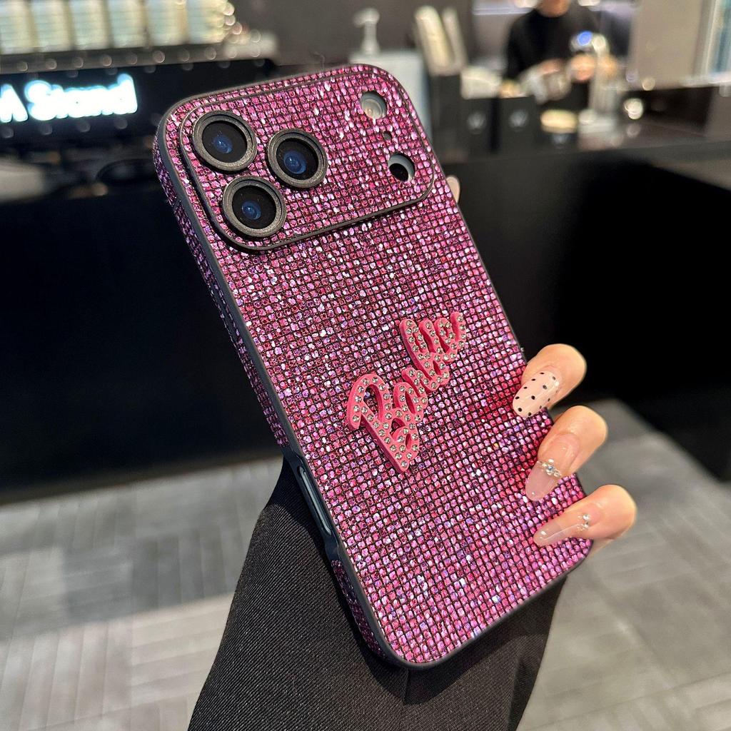 Luxurious Diamond Glitter Phone Case for Apple 17 Pro Max & iPhone 6 Plus, High-End Protection
