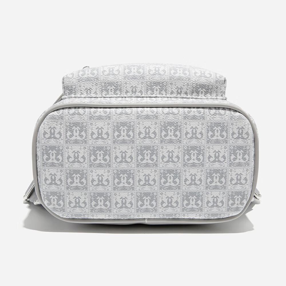 Backpack Women 2024 New Texture Printed Backpack Fashion Class Commuting Travel Bag Length 22cm Wide 12cm High 27cm