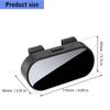 Mirror Glossy Multifunctional Glasses Case, Car Sunshade, Glasses Clip Card, 2-In-1 Storage Box, High-End Sunglasses Holder