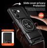 Funda for POCO M7 Pro 5G Case Rotatable Slide Camera Protection Ring Stand Shockproof Cover Capa Funda
