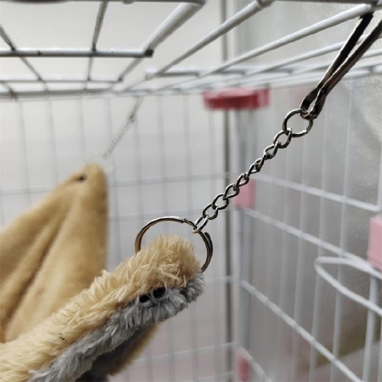 Teplá křeččí houpací síť Ptačí závěsné lůžko Dům Klec pro malá zvířata Dvouvrstvá