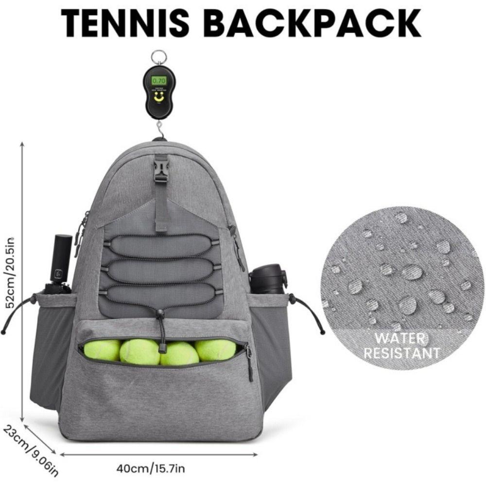 Waterproof Tennis Racket Bag Adjustable Sports Fitness Bag Racket Storage Tennis Backpack  Youth