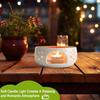 KAYCROWN Teapot Warmer Ceramic Tea Warmer for Teapot Tealight Warmer with Tealight Holder for Heating Coffee Milk Tea Warmer Te