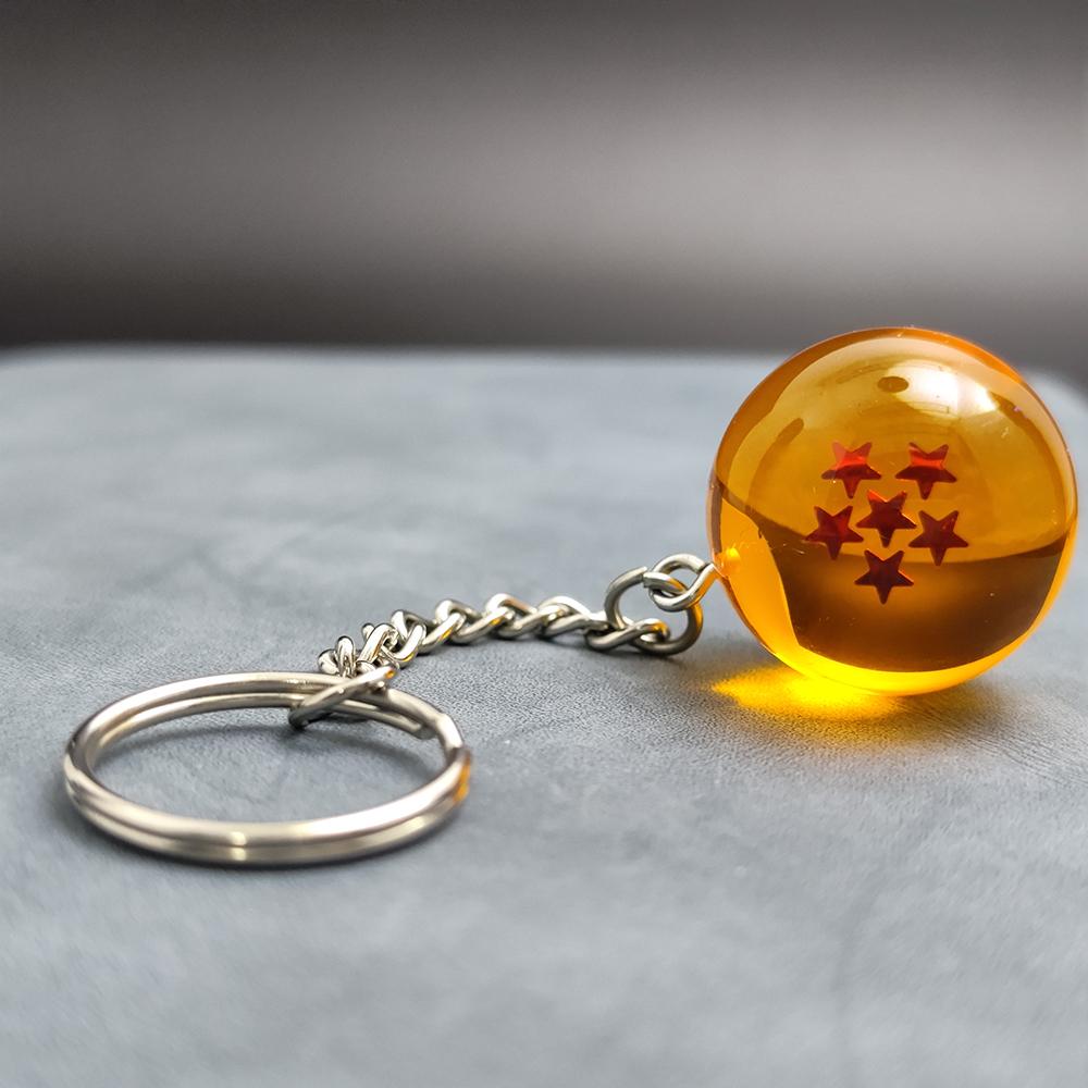 Anime Dragon Ball Z Super Saiyan Goku Figure Keychain Cute Cartoon Character Key Ring Bag Charm Pendant Accessories for Fans