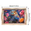 DIY Diamond Painting Tray Kit Heat-Resistant Diamond Painting Wooden Tray Diamond Painting Tray Set for Home Dining and Parties