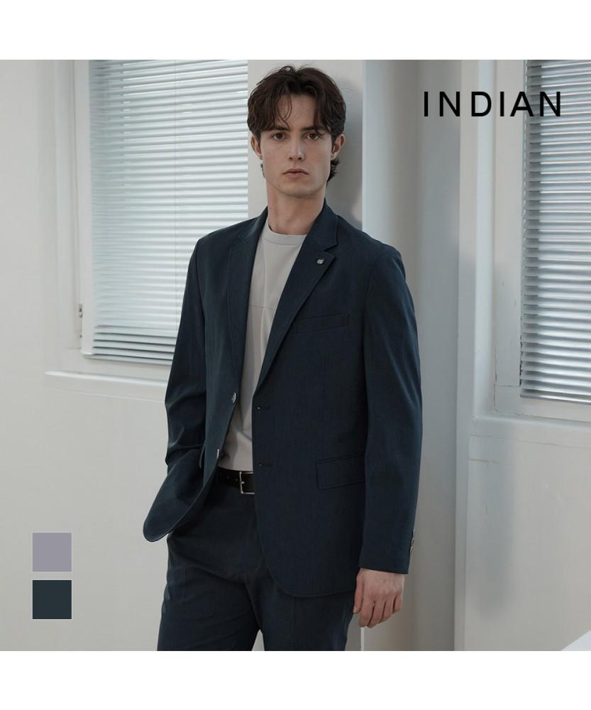 Indian Two-Tone Solid Jacket_Miufu6M2471