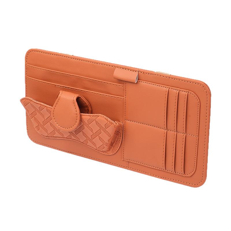 Car Visor Glasses Clip Car Multi-function Storage Box Bill Clip Car Multi-function Storage Bag Sunglasses Clip