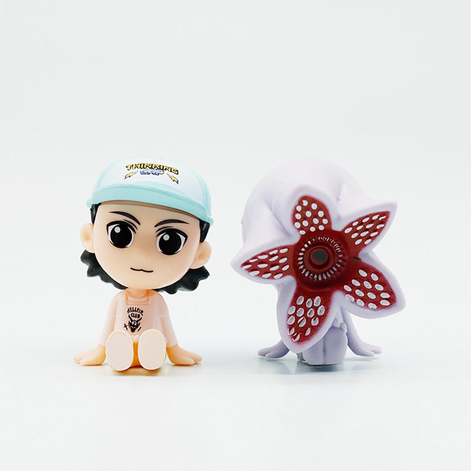 8 Stück/Set Zeichentrickfiguren Spielzeug Niedliche Eleven Demogorgon Anime Figur PVC Ornamente Modell Spielzeug Kindergeschenke Für Kinder Halloween