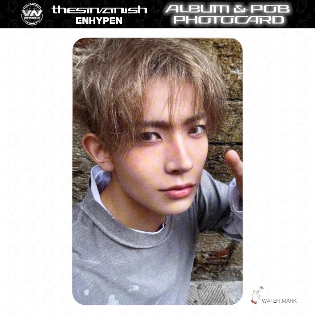 VORBESTELLUNG ENHYPEN THE SIN VANISH ALBUM Fotokarte Japan POB Glücksziehung OFFIZIELL FORBIDDEN AFTERLIGHT STORM FUGITIVES