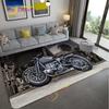 Tappeto retrò da moto, tappetino antiscivolo per grandi porte, zerbino da bagno per soggiorno, camera da letto, ingresso, decorazione per la casa