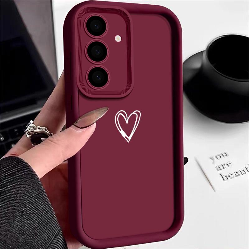 Minimalism Love TPU Case For Samsung Galaxy M34 M31 M51 M30S M23 M36 M16 M20 M15 M36 S23 S22 S20 S21 Plus Ultra FE Phone Cover
