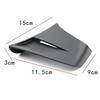 1 Pair Motorcycle Side Winglet Wind Fin  Aerodynamic Spoiler Trim Covers Decor
