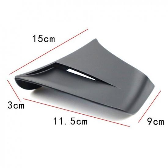 1 Pair Motorcycle Side Winglet Wind Fin  Aerodynamic Spoiler Trim Covers Decor