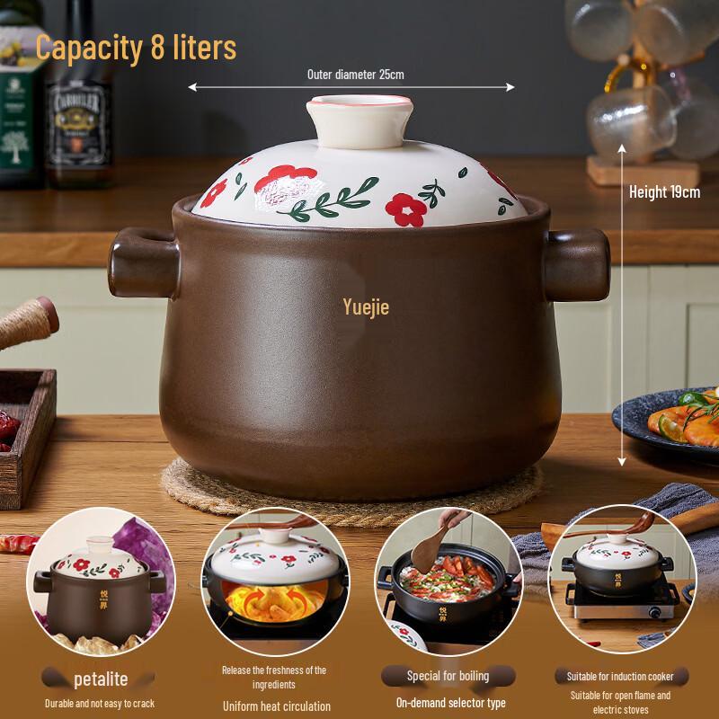 Hanyou Crack-Proof Ceramic Casserole Pot