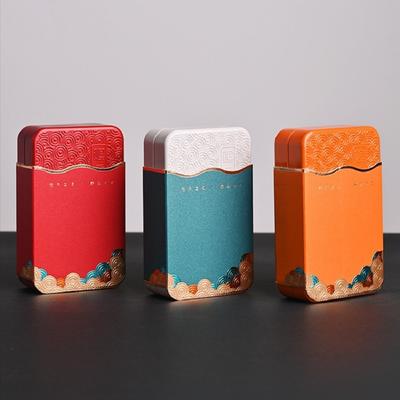 Rechteckige Wellenmuster Metall Aufbewahrungs Süßigkeitenbox Kleine Tragbare Blechdose Keksverpackungsbox Zuhause Schreibtisch Schmuckorganizer Etui