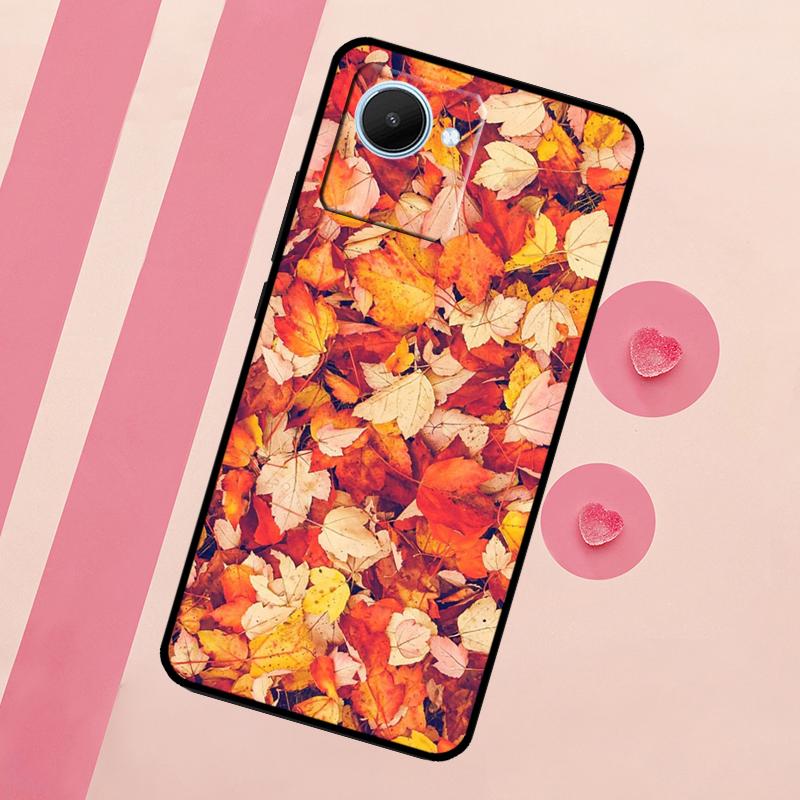 Autumn Leaves For Realme C71 C55 C53 C67 C75 C61 C33 C63 C51 C65 10 11 12 13 14 15 Pro Plus GT7 Pro Case