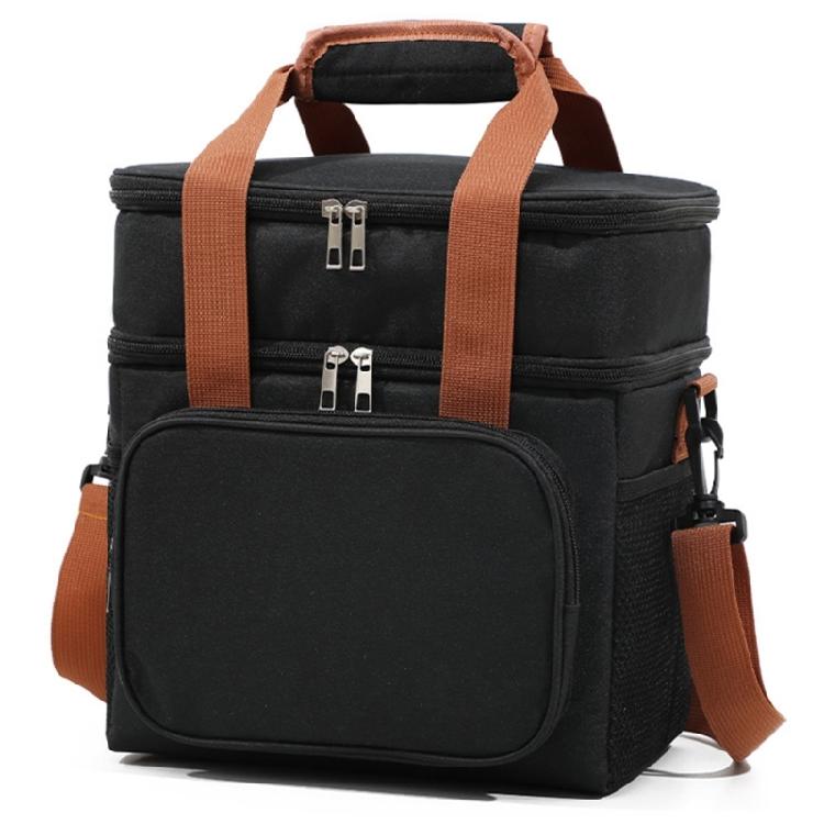 Lunch Box Thermal Bag Insulated Bag Large Capacity Picnics Bag Double Layers Lunch Bag Coolers Bag for Man