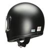 LEAD Industries Motorcycle Full Matte Metallic Free Size Removable Mesh Suitable for All Engine Displacement Sizes RX-100RII Helmet, Face, Black,