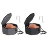 Stackable Hat Organizer with Handle Foldable Hat Case with Cardboard Support Hat Box Holder for Closet Storage