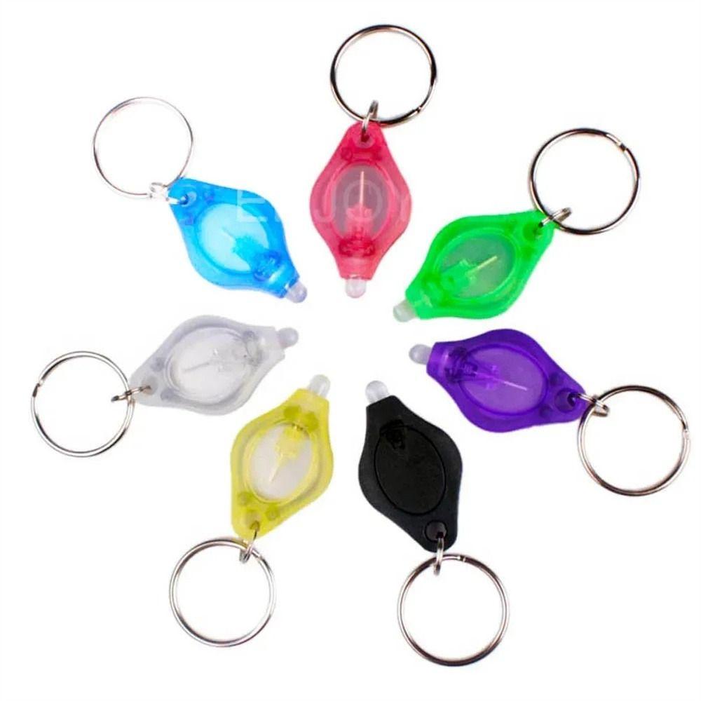 

Pocket Torch Keychain Light Cool White Mini Key Ring Light LED Flashlight Torch Camping Hiking червоний