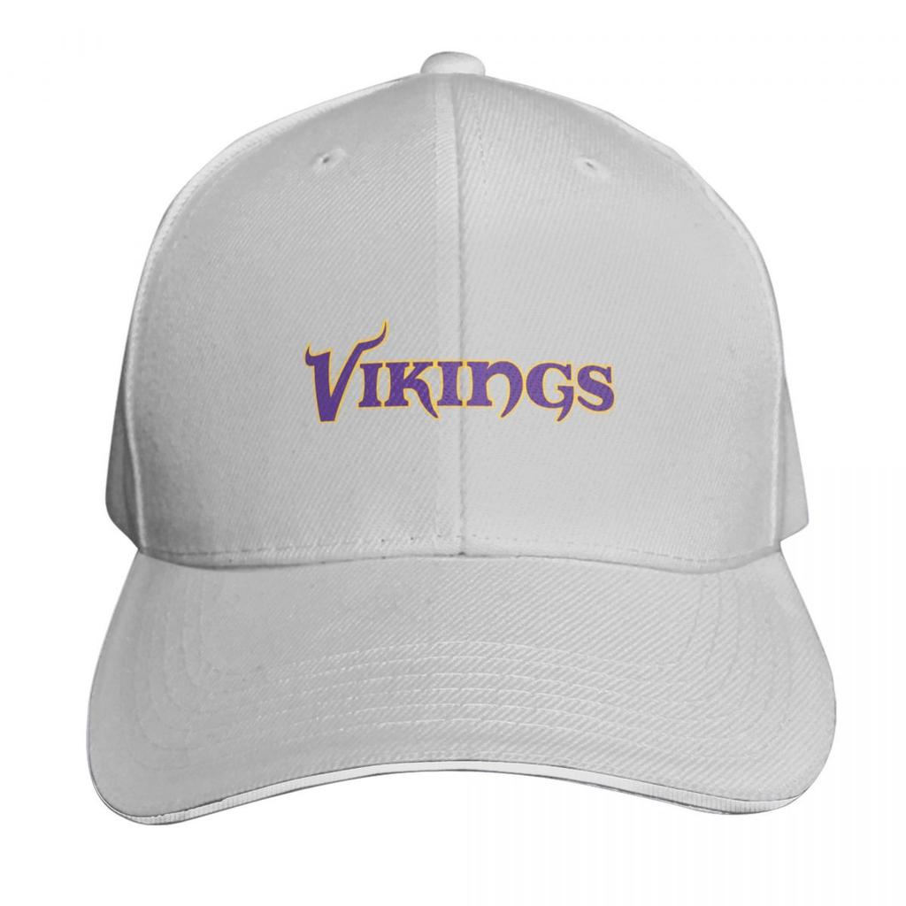 VikingsWordmark Baseball Cap Casual Daily Wear Quick Dry PerforUnisexce Cotton Twill Breathable