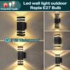 COOINJOY Replace E27 Bulb Led Wall Light Outdoor IP65 Waterproof Porch Light Indoor Wall Lamp Decoration For Hallway Bedroom