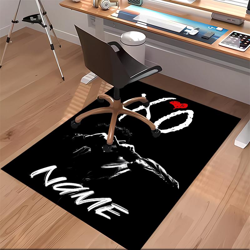 Custom Personalization The Weeknd Print Area Rug - Soft, Washable Non-Slip Indoor Mat,Living Room,Home&Office Decorative Rug