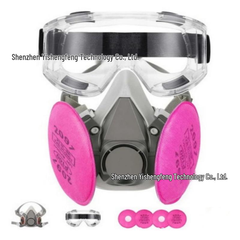6200 Anti-Dust Gas Mask for Spray Painting, Decoration, Grinding, and Pesticide Protection