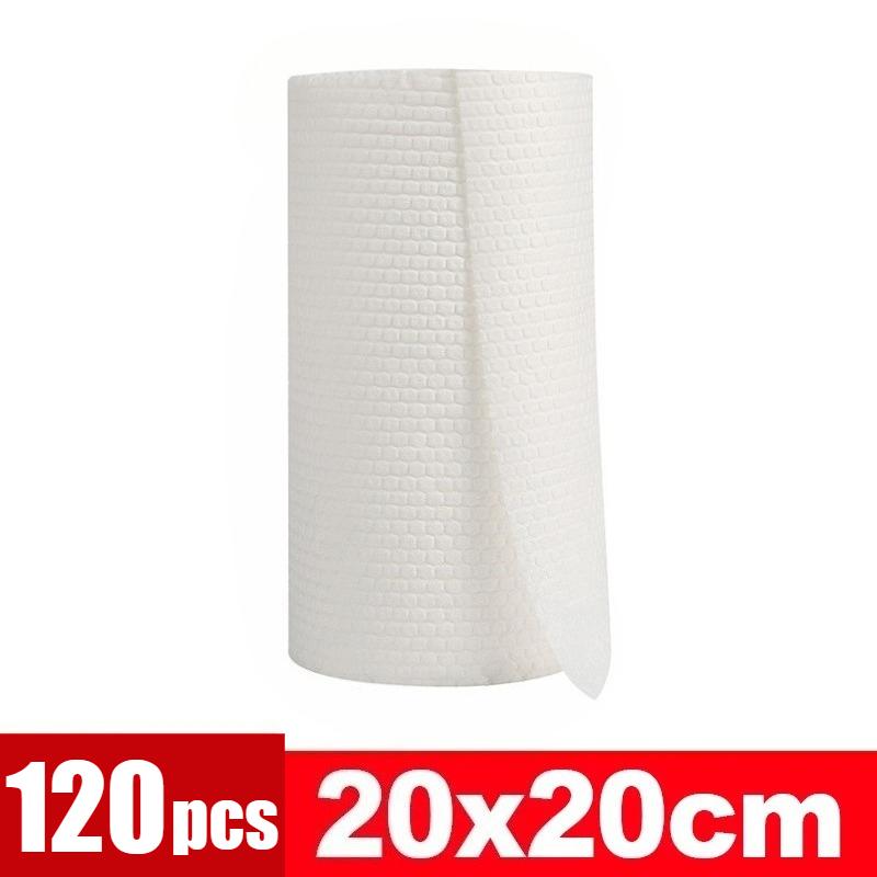 300pcs Disposable Lazy Rags Thickened Non-woven Dishcloths Kitchen Roller Cleaning Dishes Cloth Super Absorbent Towels Cleaner Wipes