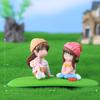 Fairy Garden Fairies Figurines Miniature Garden Accessories Outdoor Indoor Girls Sisters Yard Home Decoration Desk Decor
