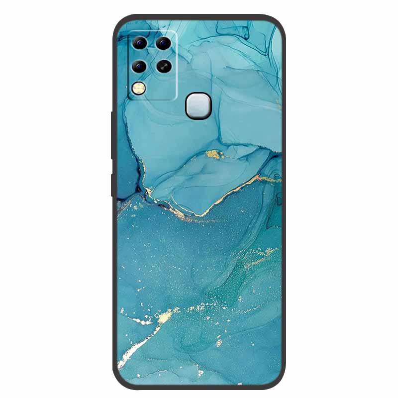 For Infinix Hot 11 G37 Case X689F Marble Silicone Protective TPU Soft Back Cover for Infinix Hot11 G37 128GB Funda Cartoon Coque