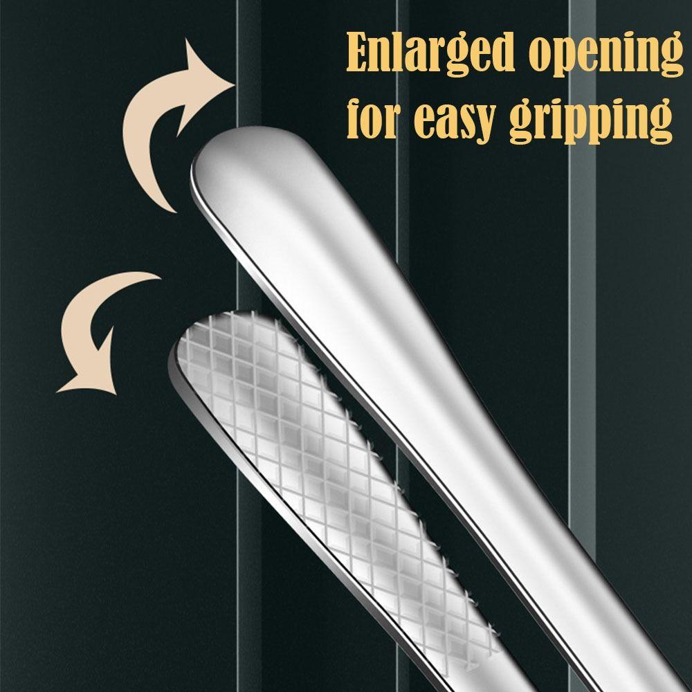 Stainless Steel Food Tongs Non-slip BBQ Clip Barbecue Clip  Cooking Tools for Grilling Bakery