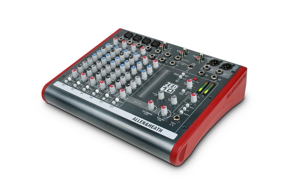 Compact mixer with USB ALLEN&HEATH ZED-10