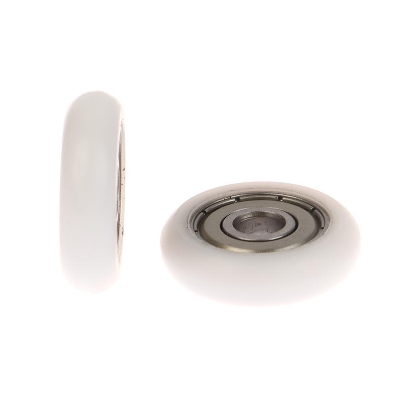 2 stk 6*25*7Mm Sfærisk overflate Gummibelagt Lagerhjul Pom Innpakket Lagerhjul Plastlagerhjul Møbelbeslag