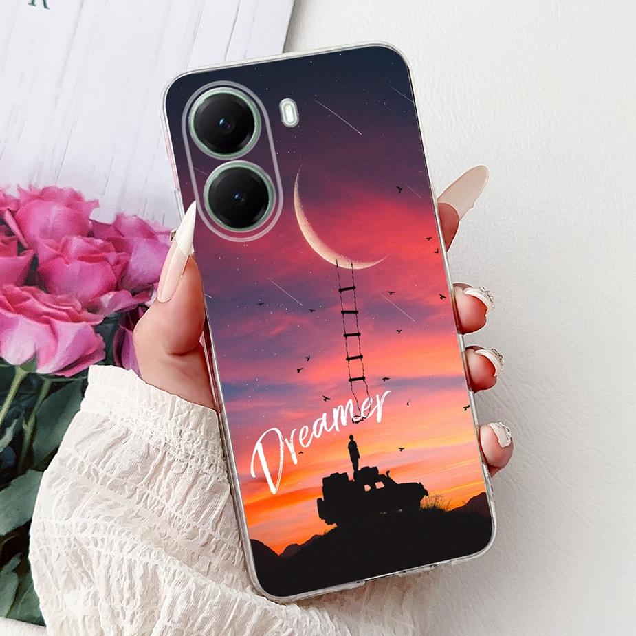 For Xiaomi Poco X7 Pro 5G Case Stylish Painted Cover Clear Silicone Phone Case For Xiaomi Poco X7 PocoX7 Pro X7Pro 5G Soft Shell