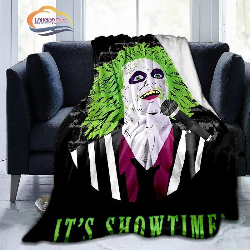 

Фільми Beetlejuice American Horror Film Blanket Анімаційна ковдра Super soft Four Seasons Universal 150x200cm