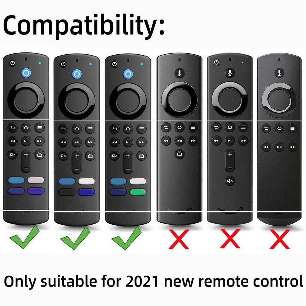 Capa Protetora para Controle Remoto de TV Capa de Silicone Luminosa Capa de Pele para Controle Remoto 4K Capa de Substituição para Smart TV Stick