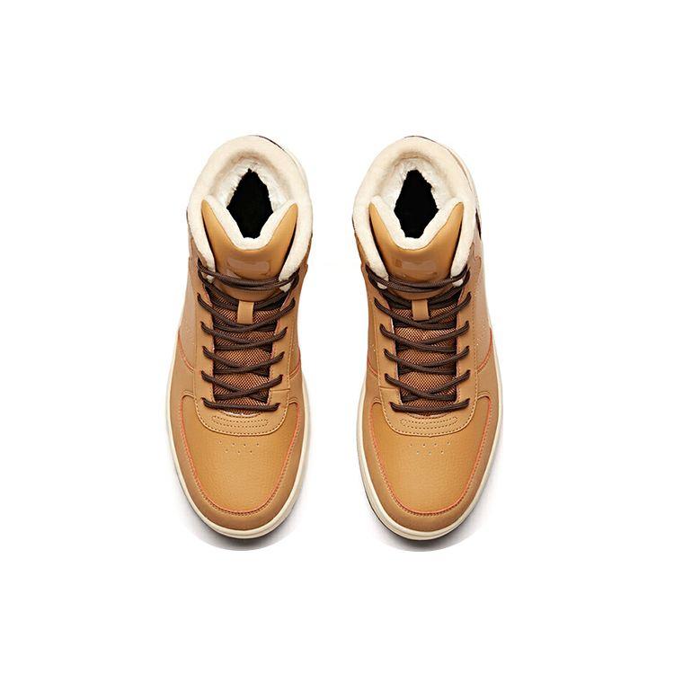 Anta Outdoor Series Non-Slip Wear-Resistant High-Top Skate Shoes Men Sneakers Brown 11848901-4