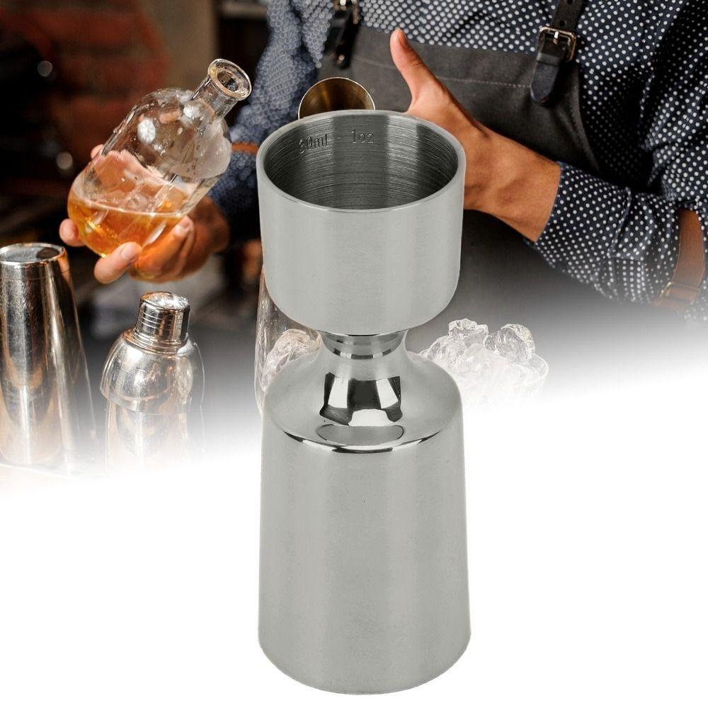 Dual Ounce Scales Cocktail Jigger Clear Scale Bar Tool Pourer Bar Tool Stainless Steel Jigger  Bar