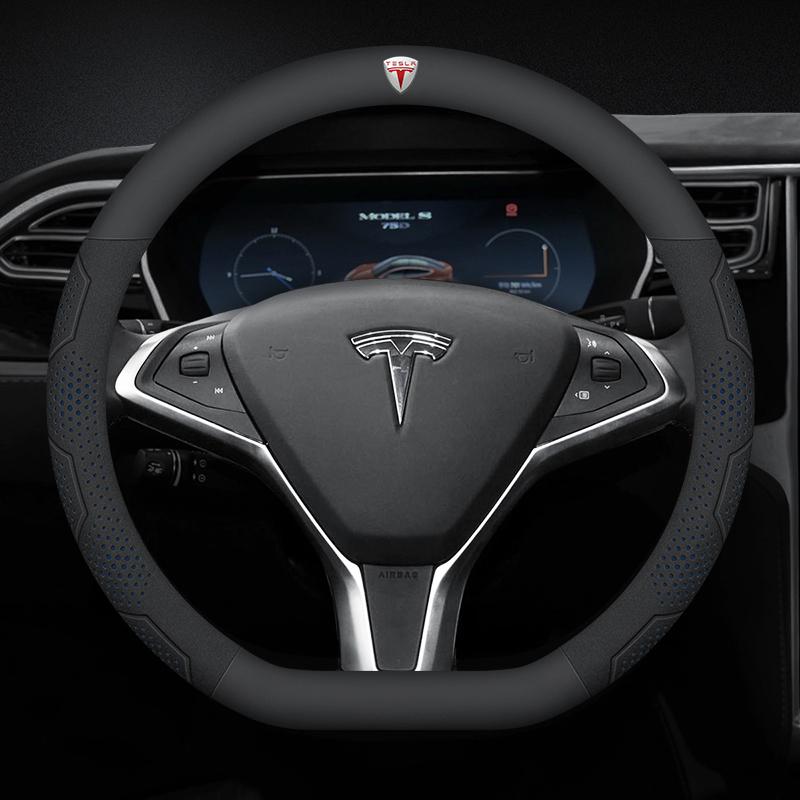Car Steering Wheel Cover For Tesla Model 3 Model S Model Y Model X Roadster 2019-2025 Auto Interior Steering Wheel Accessories