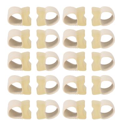 10 Pair Toe Separator Elastic Prevent Rubbing Pressure Relief Big Toe Spacer for Overlapping Toe