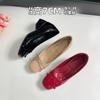 7Cm Inner Height Increase Mary Jane Shoes Women's 2026 Spring and Summer New Bow Ballet Shoes Single Shoes