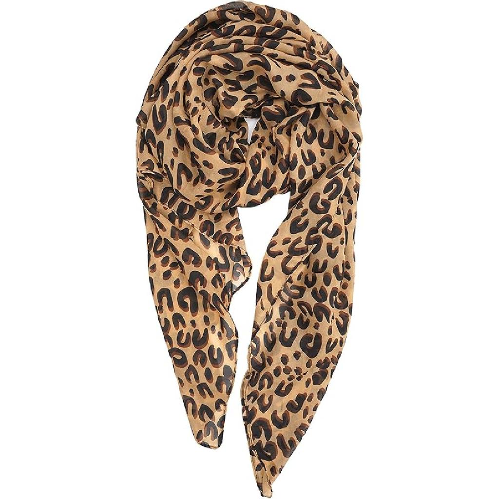 TWÓJ UŚMIECH Damski/Kobiecy Lekki Szal Szal z Mieszanki z Nadrukiem Kwiatowym/Jednokolorowy Na Sezon Wiosenno-Letni