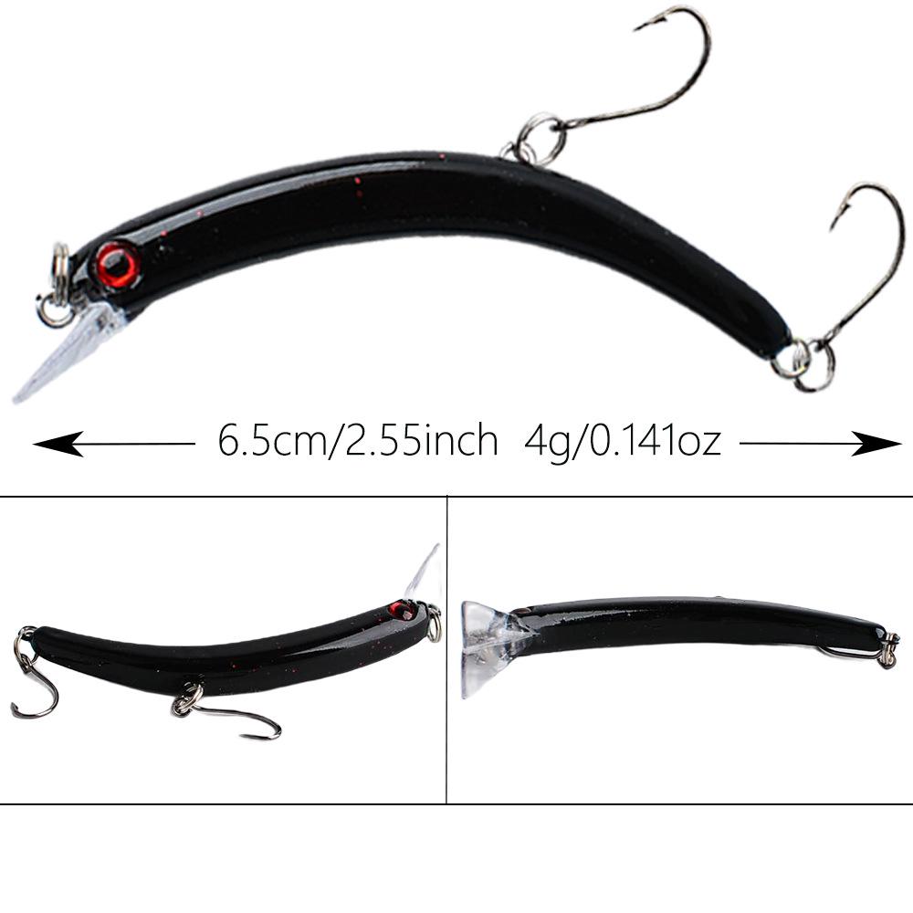 Новая Minnow 6.5см/4г Плавающая Жесткая Пластиковая Рыболовная Приманка – Лучшая Искусственная Приманка Лета