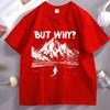 But Why Penguin Tshirt for Unisex Unisex Nihilist Penguin Unisextal Health Humor T Shirt Short Sleeve Round Neck Cotton Comfortable