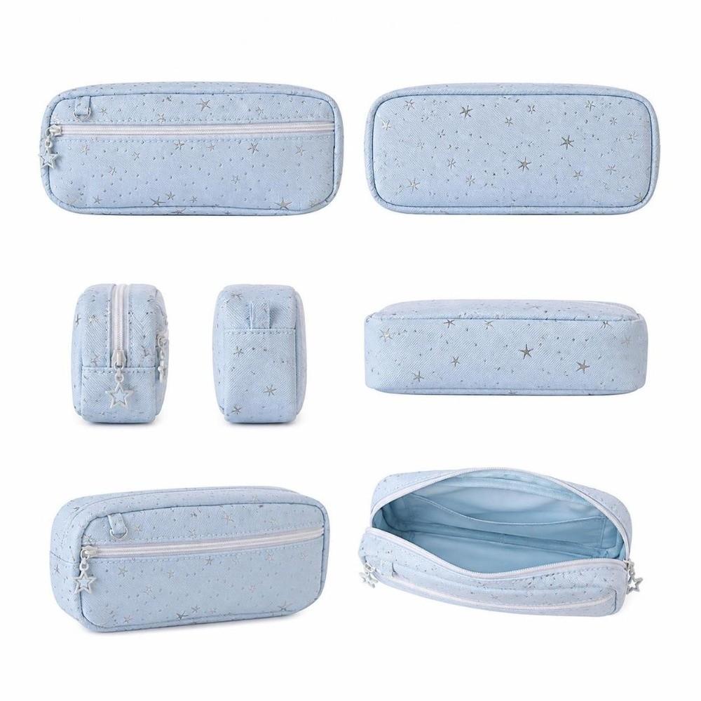 Large Capacity Pen Bag Multi-compartment Stationery Storage Bag
